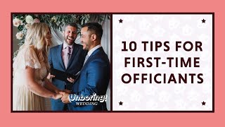 How to Officiate a Wedding For The First Time: Your 10-step Game Plan!