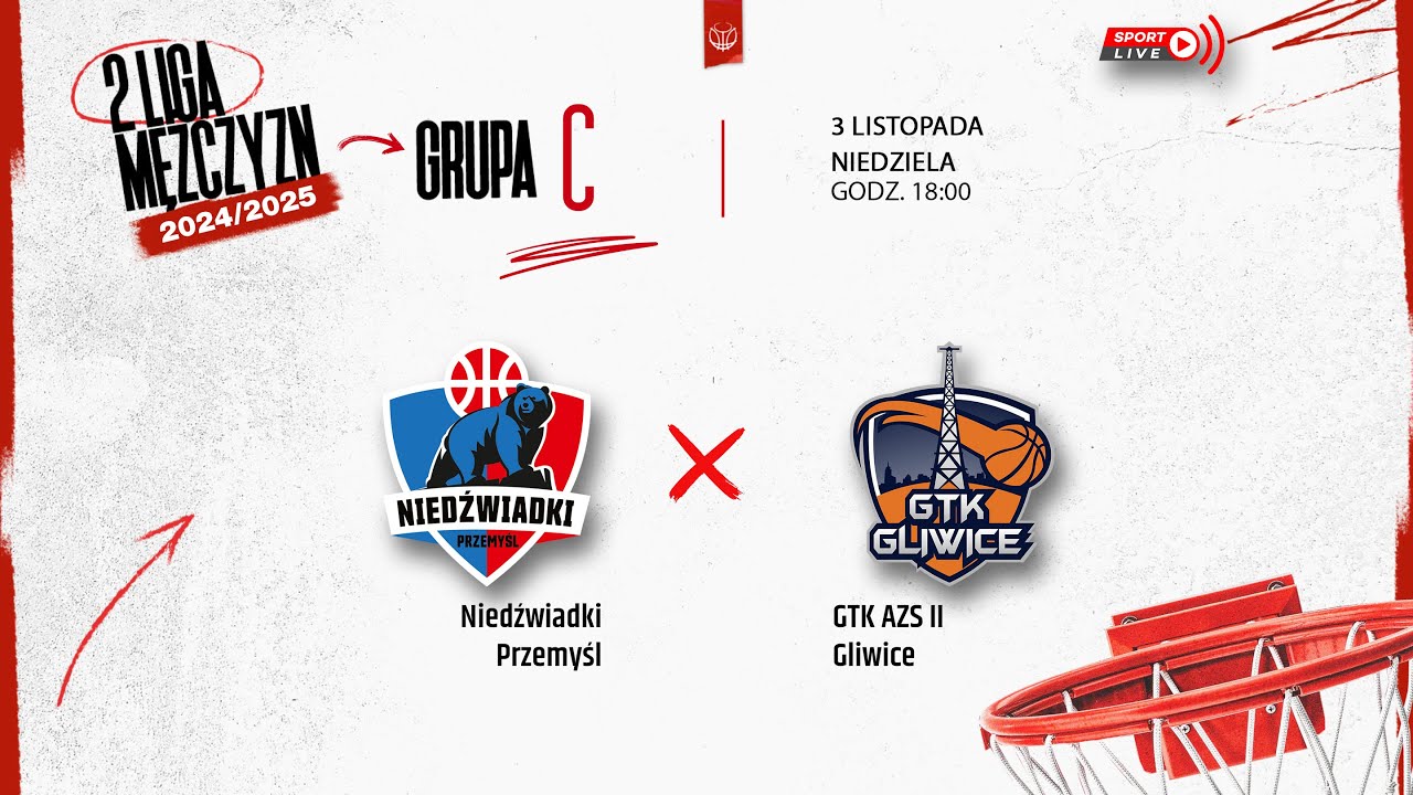Niedźwiadki Przemyśl  - GTK AZS II Gliwice (2 LM)