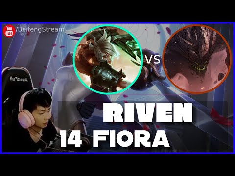 🔴 14  Riven vs Malphite  - 14Fiora Riven Guide