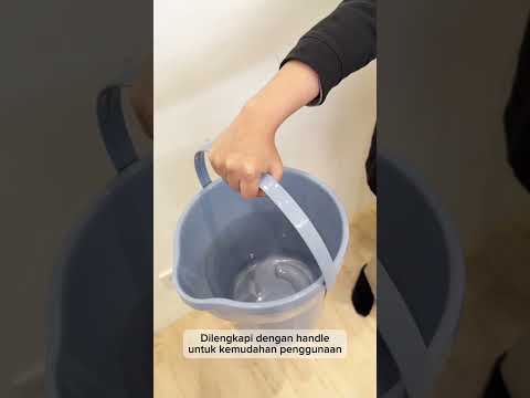 Gambar Proclean Ember Plastik Dengan Handle Round 12 ltr - Putih Vanila