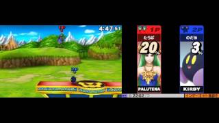 スマブラfor3DS パルテナ・フィットレvsロボット・カービィ他(のだめさん)
