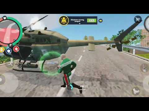 Rope Hero: Vice Town (RopeHero Purchase Spawn a BrandNew Helicopter) HelicopterAttack Army hai