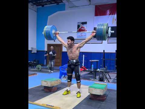 Abdo Younes (85) 190 kg block snatch