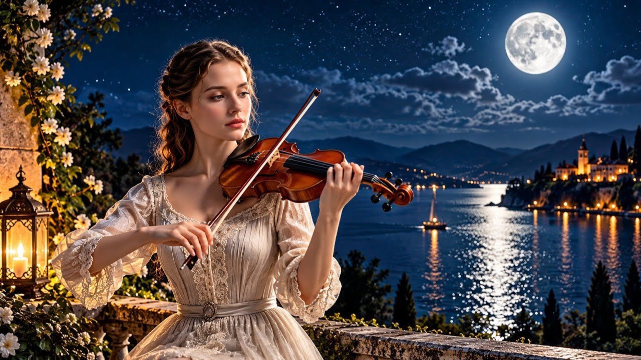 🎻🌙 Moonlight Romance ❤️ Beautiful Violin Love Melodies for Relaxation, Stress Relief & Deep Sleep