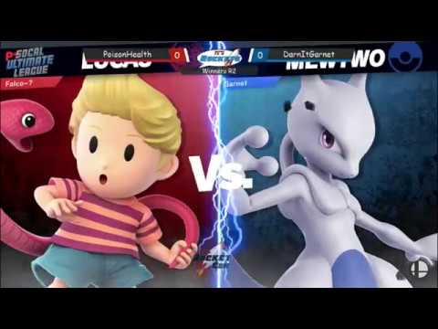 RocketCon 2019 - PoisonHealth (Lucas) vs DarnItGarnet (Mewtwo) Winners Round 2 - Smash Ultimate
