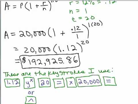 複利實例1 (Compound Interest Examples 1)