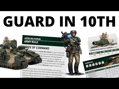 HUGE Astra Militarum Rules Reveals - 20-Man Squads, CP for Squads, Battle Cannon Nerfed?