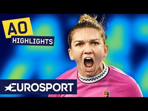 Simona Halep vs Kaia Kanepi Highlights | Australian Open 2019 Round 1 | Eurosport