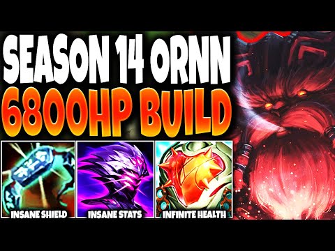 Our New Season 14 Ornn Build Guide got 6800HP, 2x SHIELDS and INSANE STATS 🔥 - s14 Gameplay
