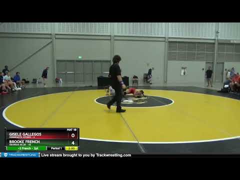 117 Lbs Round 3 (8 Team) - Gisele Gallegos, Minnesota Storm Vs Brooke French, Georgia Blue 9f0d