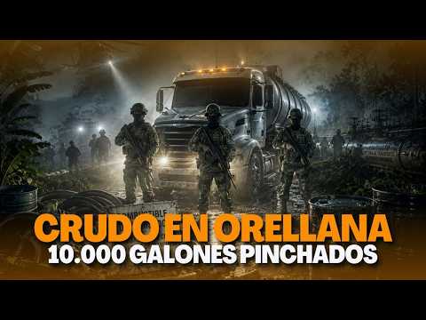 🔥 ¡10.000 GALONES DE CRUDO! Así descubrieron un tanquero extrayendo hidrocarburos en Orellana