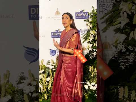 Karishma Kapoor’s Royal Metallic Saree Stuns the Entire Event | Price Out! #karishmakapoor #anavila