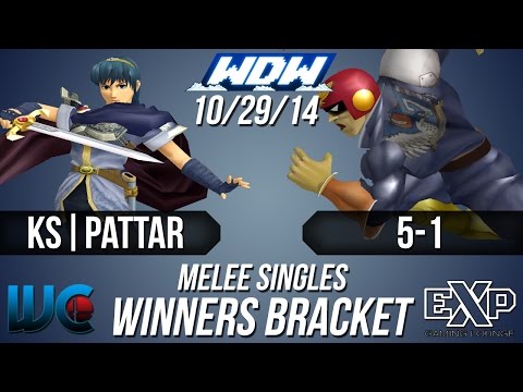 WDW 10/29/14 - 5-1 (Falcon) vs. KS|Patter (Marth) Melee Winner's Bracket