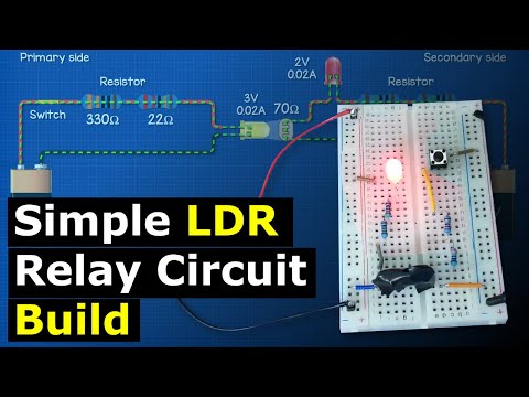 LDR and LED Circuit design - Solid State Relay