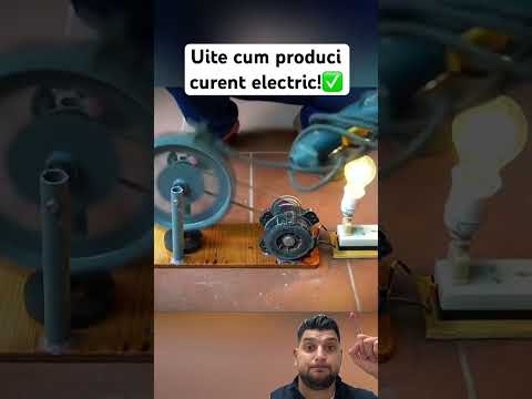 UITE CUM PRODUCI CURENT ELECTRIC!✅