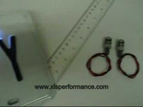 LED Motorcycle License Plate Bolt Lights