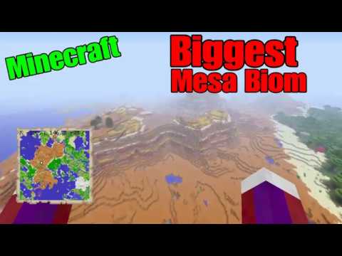 Minecraft BIGGEST Mesa Biom: Console