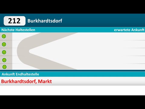 RVE Ansagen Linie 212 Thalheim - Burkhardtsdorf