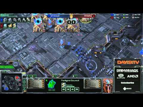 White Ra P vs ClouD T G1 Dreamhack Winter Group D   Day 1