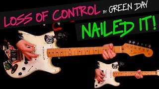 Loss Of Control - Green Day guitar cover by GV +chords