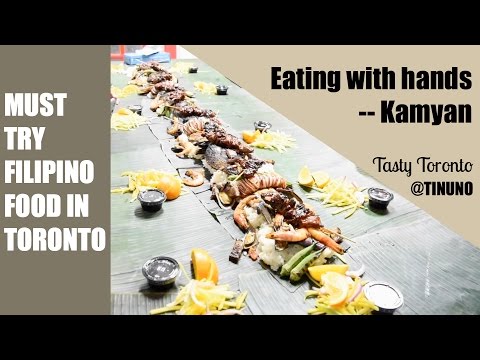 Eating Filipino Kamayan (Hand-to-Mouth) | Tasty Toronto @TINUNO