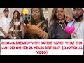 Chioma finally Breakup with Davido watch what this man did on her 26years Birthday (don't cry)