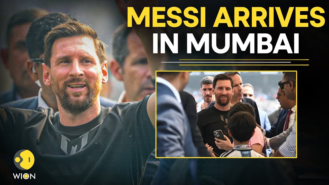 Messi in India LIVE: Lionel Messi Arrives At Mumbai Airport For His GOAT Tour In India | WION