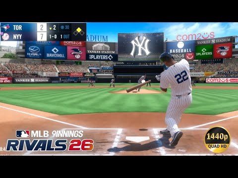 Mlb 9 Innings Rivals 26 - Full Gameplay | Yankees Vs Blue Jays | HD