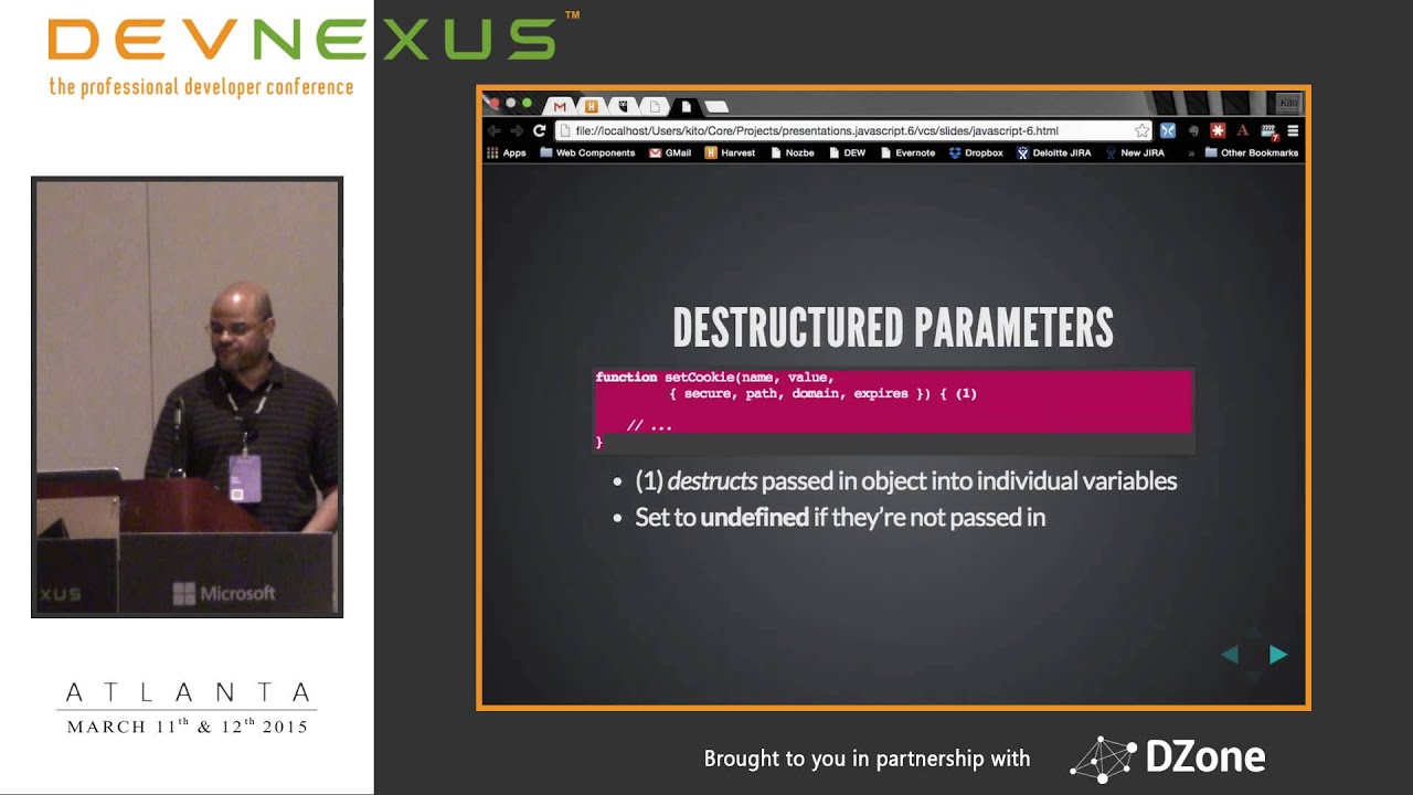Devnexus 2015 - What’s next for JavaScript   Overview of ECMAScript 6 0 - Kito Mann