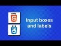 HTML5 and CSS3 Beginner Tutorial 41 - textboxes and labels