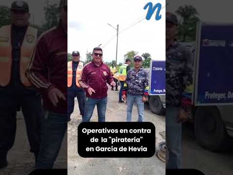 Operativos en contra de  la "piratería" en García de Hevia #sancristóbal #Tachira #Informacion