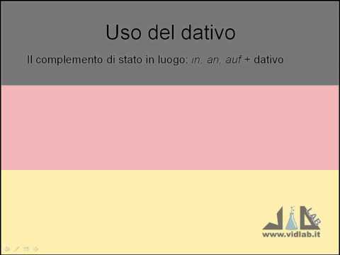 videocorso tedesco di base - lez 7