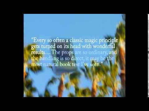 Saturn Magic -Tossed Out Book Test by Christopher Philpott - Trick