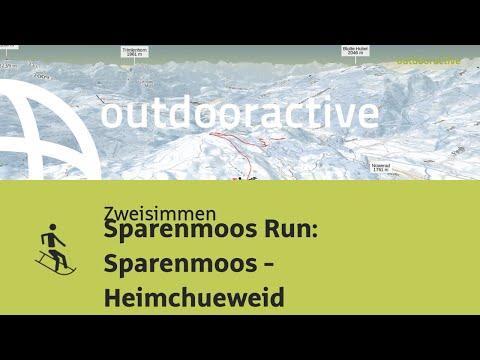 Rodelstrecke in Zweisimmen: Sparenmoos Run: Sparenmoos - Heimchueweid