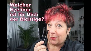 Unterschiede beim Eyeliner- welcher ist der Richtige für Dich? Lidstrich einfach ü50