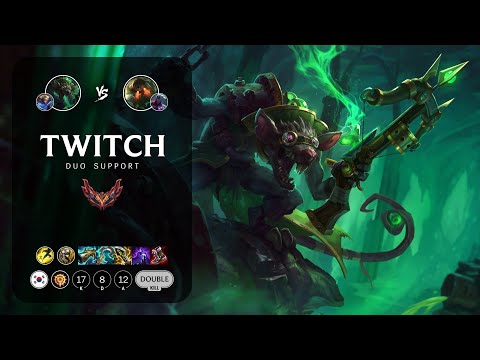 Twitch Support vs Nautilus - KR Grandmaster Patch 13.24
