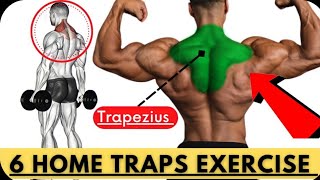 7 BEST EXERCISE TRAPS WORKOUT | Best Trap Exercises | shoulder traps Workout at Home with Dumbbells