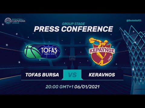 Tofas Bursa v Keravnos - Press Conference | Basketball Champions League 2020/21