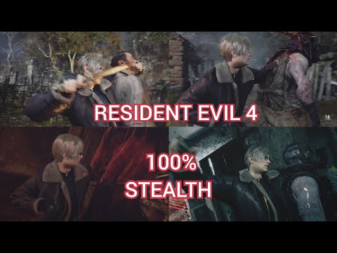 Resident Evil 4 Remake - areas to complete 100% Stealth