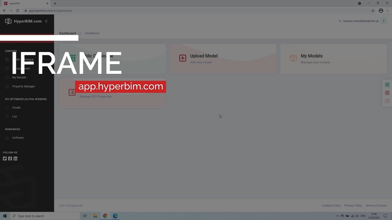 HyperBIM - iFrame