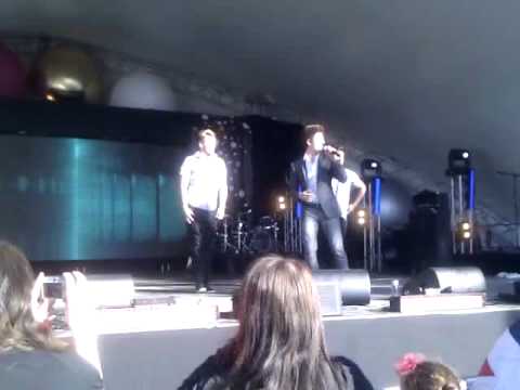 Josh Dubovie Too Many Broken Hearts Live in Eurovillage Oslo 27th May 2010