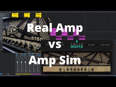 ML Sound Lab Amped Roots vs Real Amp - 5150 III Comparison