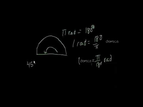 Radyan ve Derece (Trigonometri)