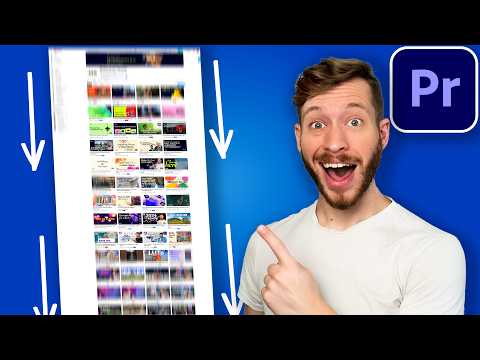 How To Create Website Scrolling Display Effect In Premiere Pro