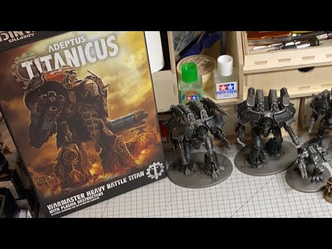 Building the Warmaster Titan - Live - pt.1