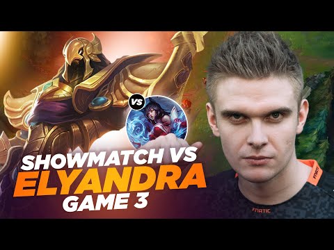 RHOBALAS : SHOWMATCH VS ELYANDRA - AZIR VS AHRI | LOL FR