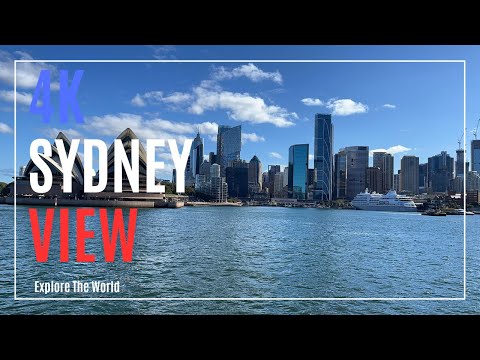 Sydney, Australia 4K 60fps - City Center from Manly City View Point | 맨리 전망대에서 바라보는 시드니 중심가