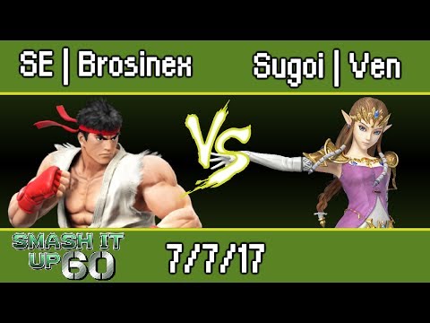 SE | Brosinex (Ryu) vs Sugoi | Ven (Zelda) - Winners - Wii U - SIU 60