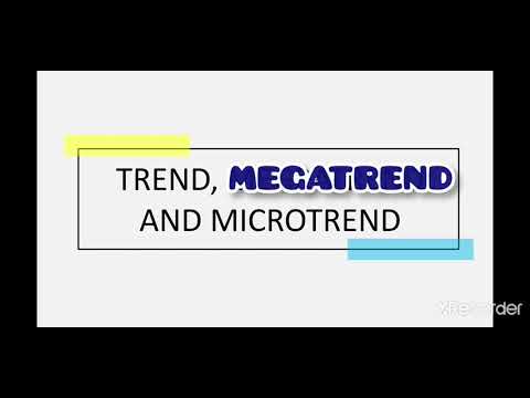 Trend, Megatrend and Microtrend
