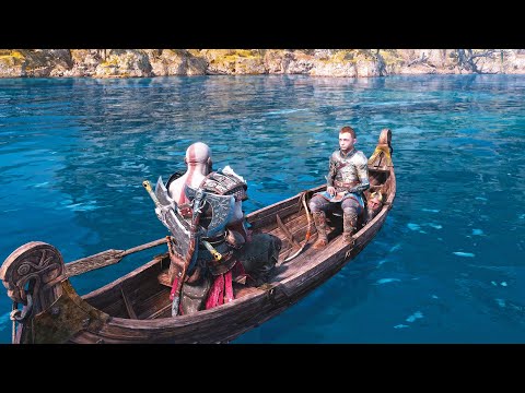 God of War Ragnarok - All Boat Stories and Lore with Kratos, Atreus and Mimir